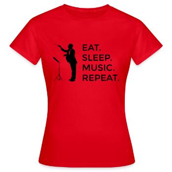 Chefs d’orchestre Chef d’orchestre Musique Direction Cadeau - T-shirt Femme - rouge - Devant - AI Model Female 172 dark (172cm)