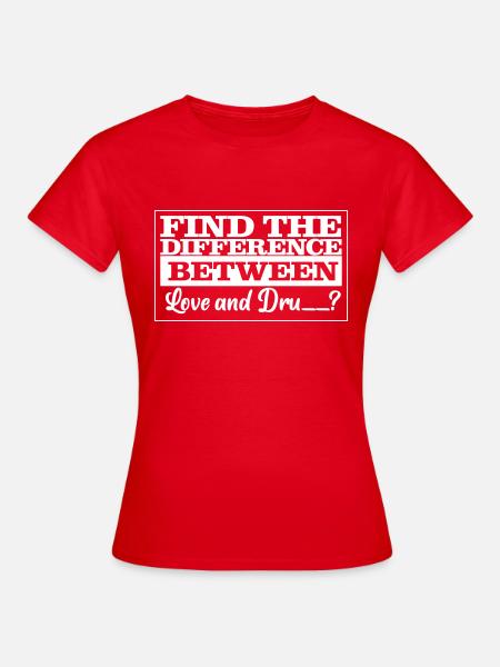 FIND THE DIFFERENCE - Frauen T-Shirt - Rot