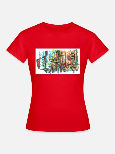 240703 03 - Frauen T-Shirt - Rot