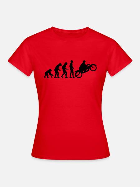 évolution du moteur 2 - T-shirt Femme - rouge