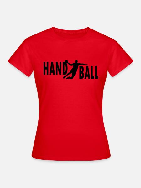Joueur handball - T-shirt Femme - rouge