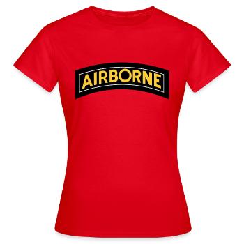 Forces spéciales aéroportées - T-shirt Femme - rouge - Devant - AI Model Female 172 dark (172cm)