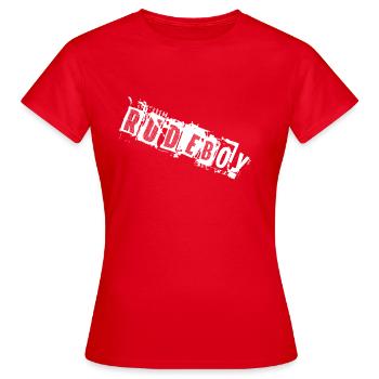 rudeboy4 (rudeboy4) - T-shirt Femme - rouge - Devant - AI Model Female 172 dark (172cm)