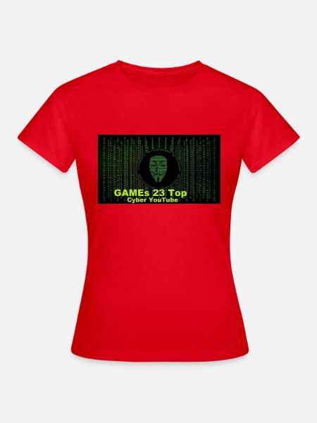 hackerSpiel - Frauen T-Shirt - Rot