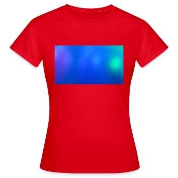 Lumières bleues 73 - T-shirt Femme - rouge - Devant - AI Model Female 172 dark (172cm)