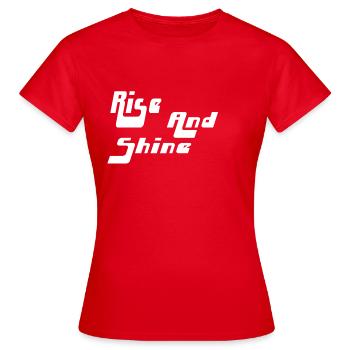 Debout - T-shirt Femme - rouge - Devant - AI Model Female 172 dark (172cm)