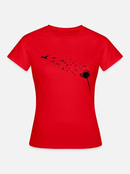 Wind - Frauen T-Shirt - Rot