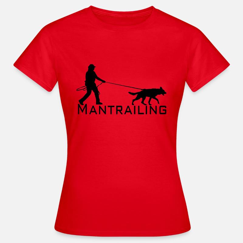 Mantrailing black - Women's T-Shirt - red