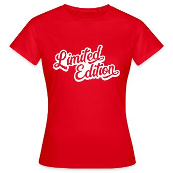limited edition - Frauen T-Shirt - Rot - Vorne - AI Model Female 172 dark (172cm)