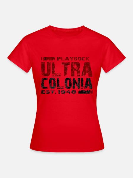 Playbock Ultra Colonia - Frauen T-Shirt - Rot