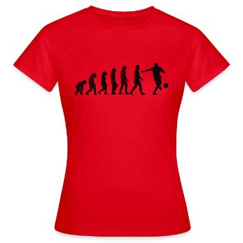 Soccer Soccer Coach Soccer Soccer Player - Women's T-Shirt - red - Front - AI Model Female 172 dark (172cm)