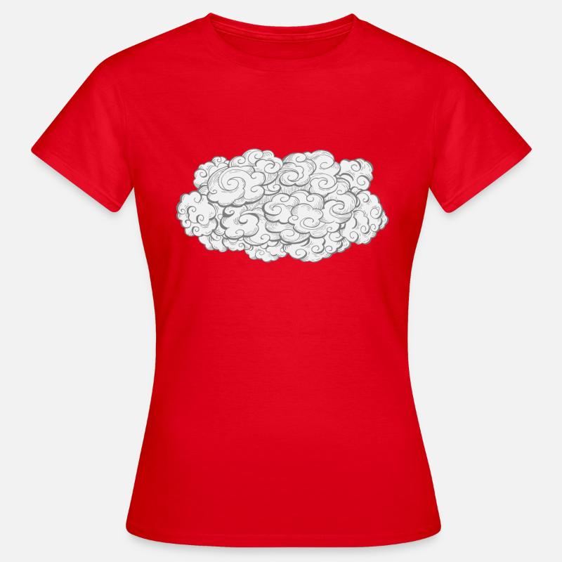 Cloud cloud | Brain cloud - Women's T-Shirt - red