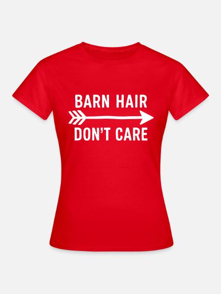 Pferdestil für echte Reitliebhaber - Frauen T-Shirt - Rot