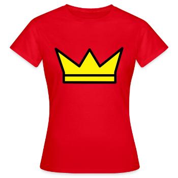 Couronne - T-shirt Femme - rouge - Devant - AI Model Female 172 dark (172cm)