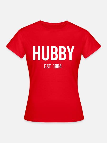 Ehemann Est 1984 - Frauen T-Shirt - Rot