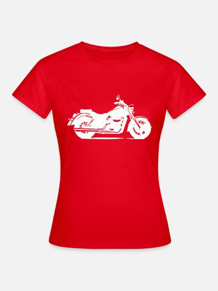 Motorrad - Frauen T-Shirt - Rot