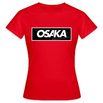 Osaka - Zauberstab - Frauen T-Shirt - Rot - Vorne - AI Model Female 172 dark (172cm)