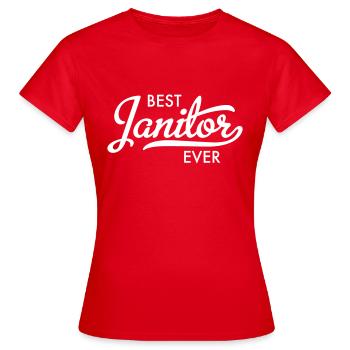 Caretaker - Women's T-Shirt - red - Front - AI Model Female 172 dark (172cm)