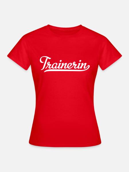 Trainerin - Frauen T-Shirt - Rot