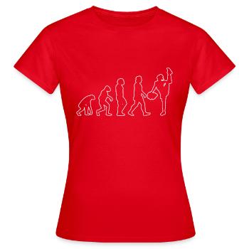 Cheerleader Cadeau Cheerleader Cheerleader Cheerleader Cheerleading - T-shirt Femme - rouge - Devant - AI Model Female 172 dark (172cm)