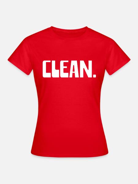 CLEAN - Frauen T-Shirt - Rot