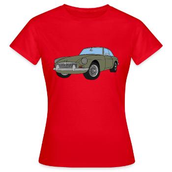 MANDALAY GREY MGB - Women's T-Shirt - red - Front - AI Model Female 172 dark (172cm)