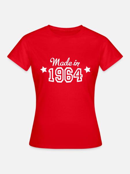 1964 - Frauen T-Shirt - Rot