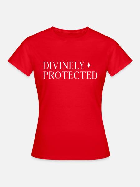 Divinely Protected - Frauen T-Shirt - Rot