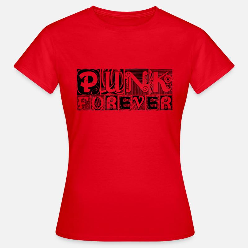 Punk Forever - Women's T-Shirt - red