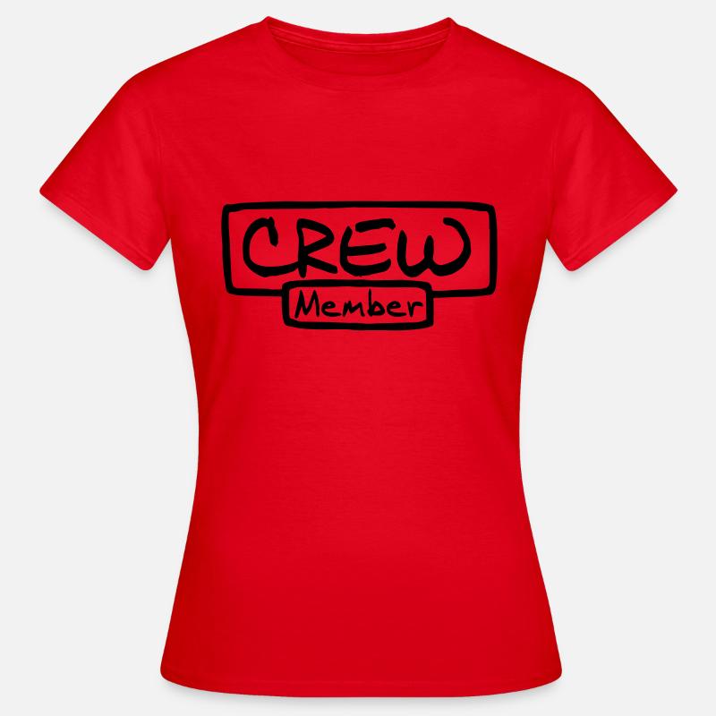 Crew Member - Women's T-Shirt - red