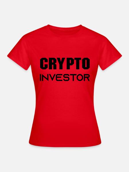 Bitcoin Trading Crypto Aktien - Frauen T-Shirt - Rot