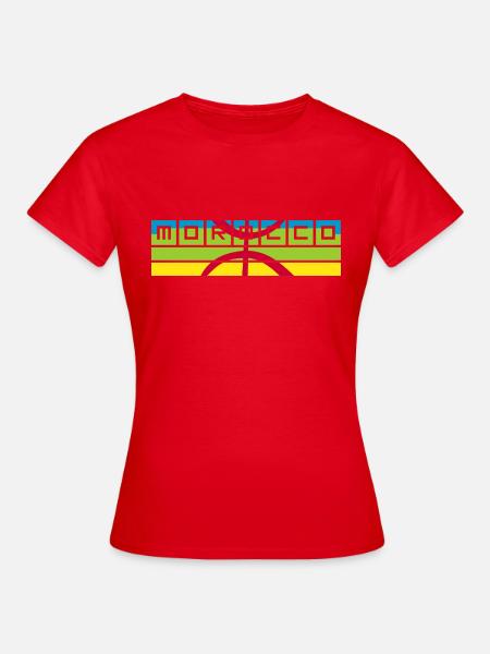 Morocco Amazigh - T-shirt Femme - rouge