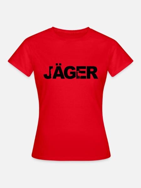Jäger - Frauen T-Shirt - Rot