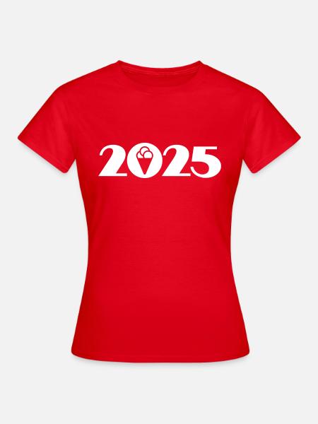 Eis 2025, Eiscreme 2025, Urlaub 2025 - Frauen T-Shirt - Rot