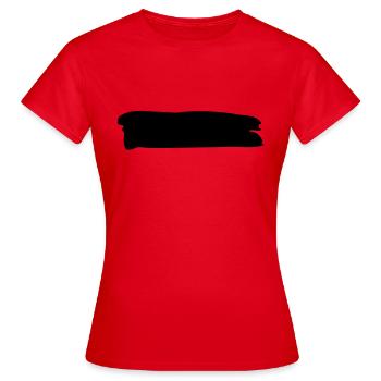 Farbe - Frauen T-Shirt - Rot - Vorne - AI Model Female 172 dark (172cm)