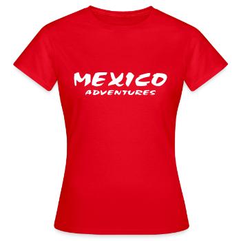Mexiko - Frauen T-Shirt - Rot - Vorne - AI Model Female 172 dark (172cm)
