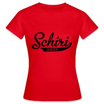 Schiri - Frauen T-Shirt - Rot - Vorne - AI Model Female 172 dark (172cm)