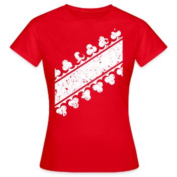 Bas-Rhine - Women's T-Shirt - red - Front - AI Model Female 172 dark (172cm)