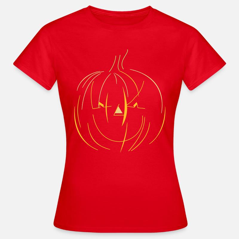 pumpkin pumpkin halloween - Women's T-Shirt - red