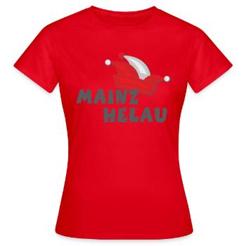 Helau Mainz Helau 01a - T-shirt Femme - rouge - Devant - AI Model Female 172 dark (172cm)
