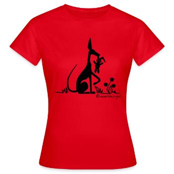 Nature - Frauen T-Shirt - Rot - Vorne - AI Model Female 172 dark (172cm)