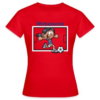 tourbillon - T-shirt Femme - rouge - Devant - AI Model Female 172 dark (172cm)