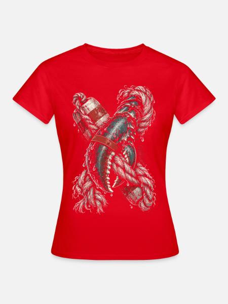 Hummerfänger Hummerfischer - Frauen T-Shirt - Rot