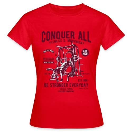 Conquer All2 - T-shirt Femme