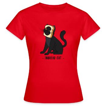 Breading Cats Cat Bread Cat Breading - Women's T-Shirt - red - Front - AI Model Female 172 dark (172cm)