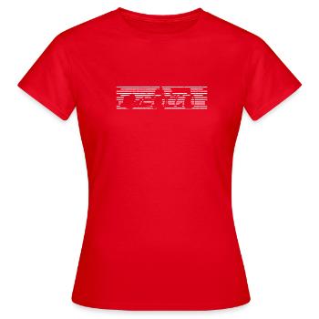 Voitures de course - T-shirt Femme - rouge - Devant - AI Model Female 172 dark (172cm)