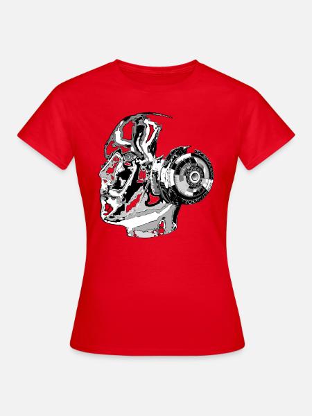 Künstliche Intelligenz K. I. , Roboter - Frauen T-Shirt - Rot