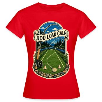 CHARGE DE TIGE CALME - T-shirt Femme - rouge - Devant - AI Model Female 172 dark (172cm)