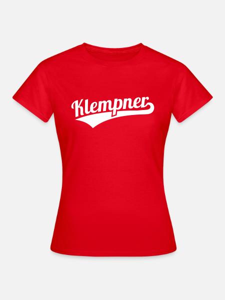 Klempner - Frauen T-Shirt - Rot