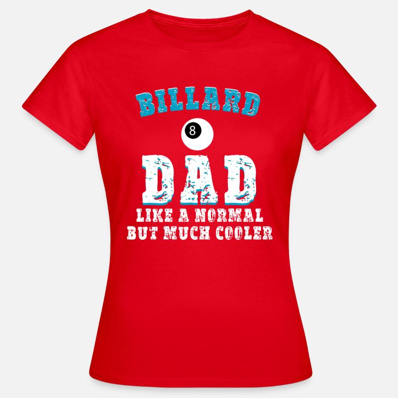 Billard - Frauen T-Shirt - Rot